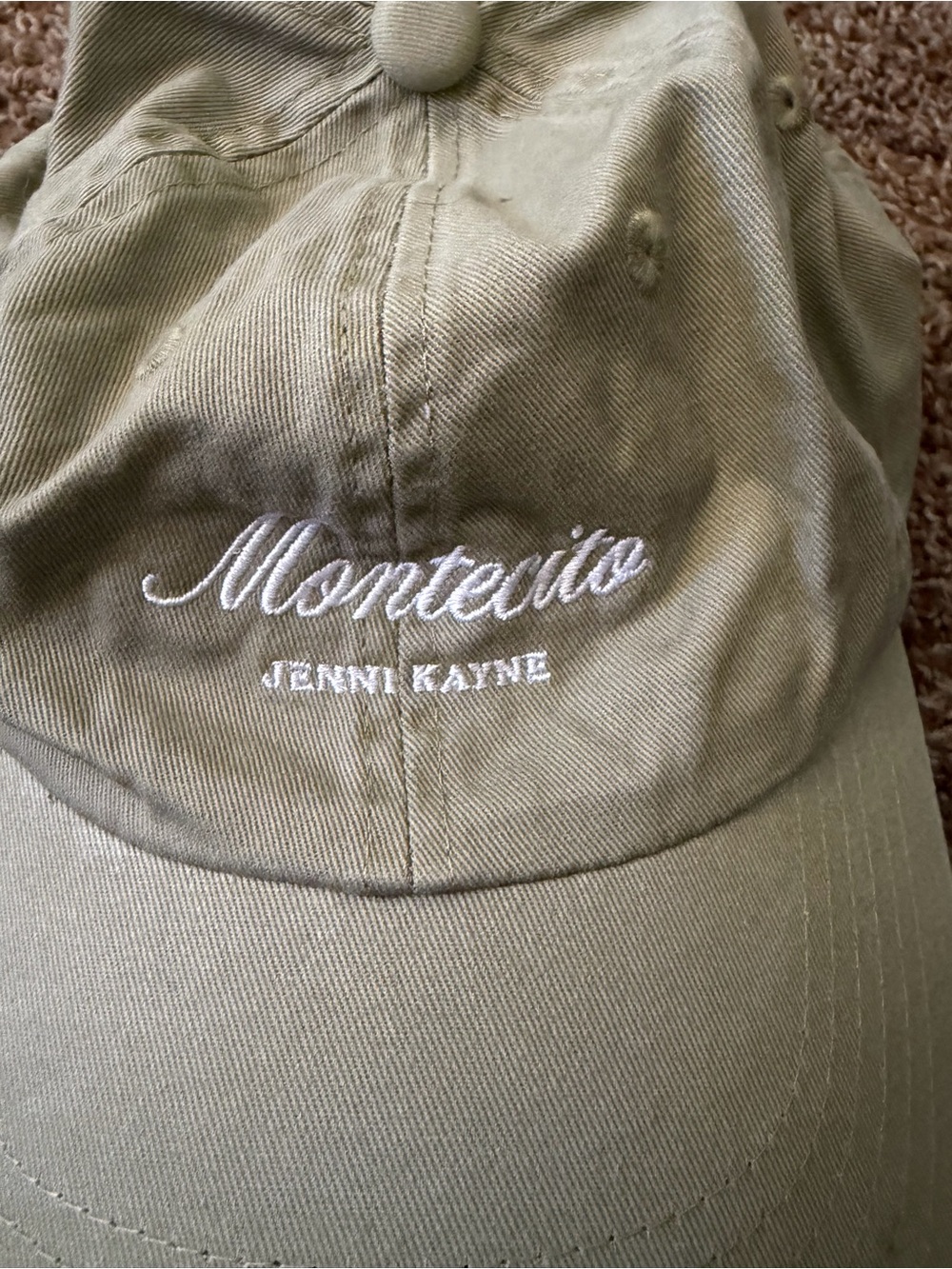 Montecito Jenni Kayne Khaki Baseball Cap - Picture 2 of 5
